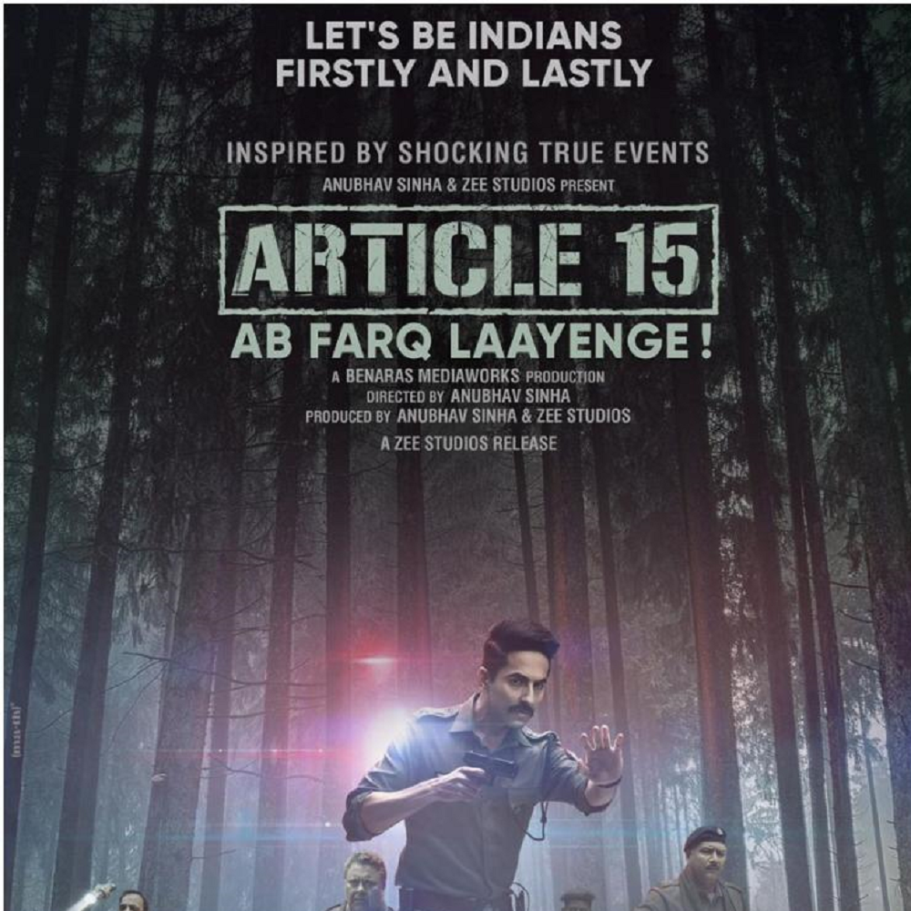 Article 15 Box Office Collection Day 1: The Ayushmann Khurrana starrer starts on a good note Article 15 Box Office Collection Day 1: The Ayushmann Khurrana starrer starts on a good note