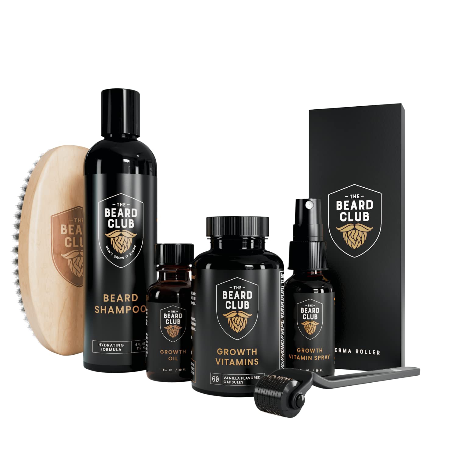 Beard Club Kit avançado para crescimento de barba