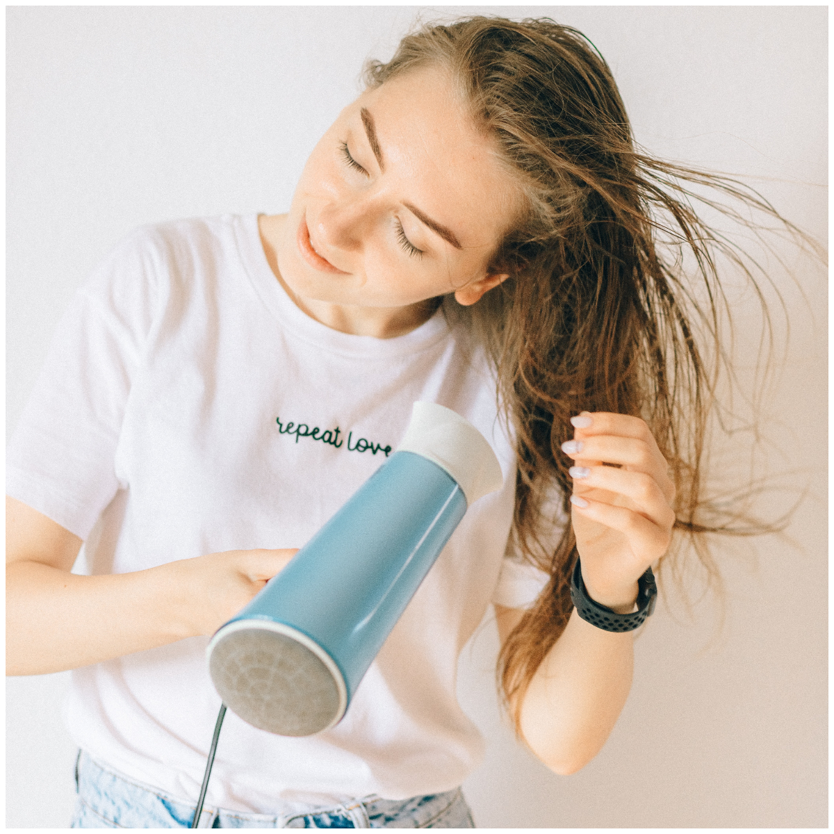 Female Hairdresser Making Hairstyle Using Hair Dryer And Round Comb Blowing  On Customer Hair Stock Photo  Download Image Now  iStock