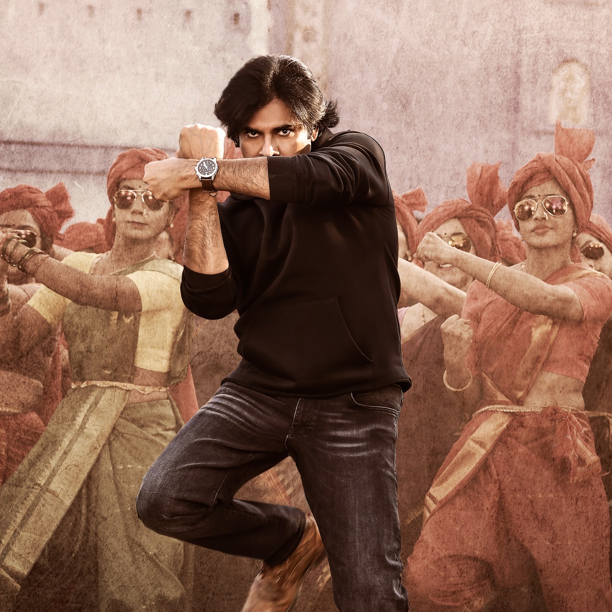 Bheemla Nayak starring Pawan Kalyan (image courtesy of Sithara Entertainments) Bheemla Nayak starring Pawan Kalyan (image courtesy of Sithara Entertainments)