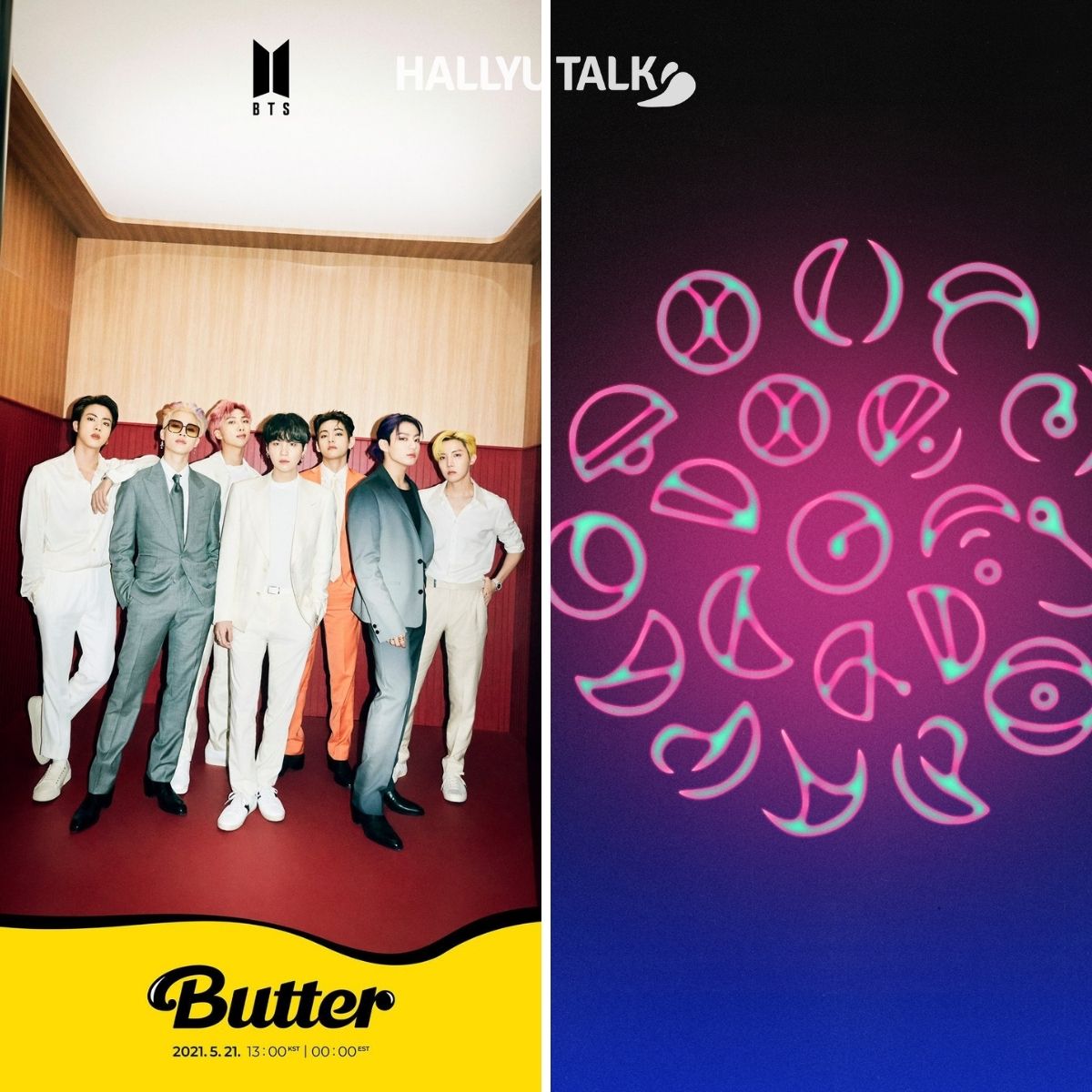 BTS and Coldplay pose together