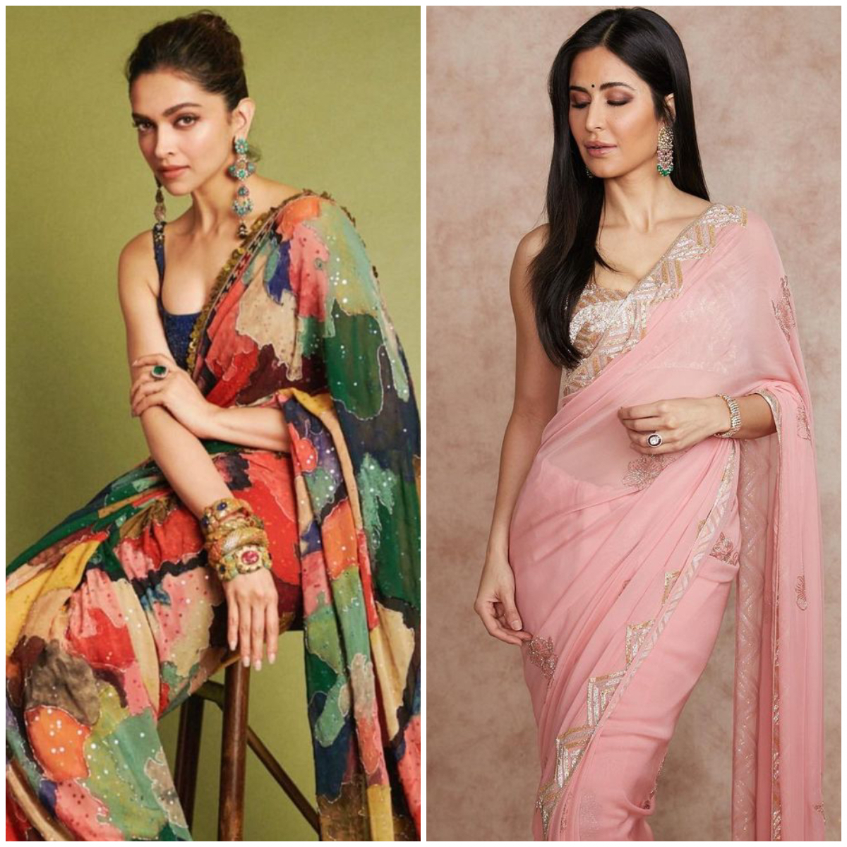 Deepika Padukone to Katrina Kaif: 6 Celeb-approved chiffon sarees for intimate wedding functions Deepika Padukone to Katrina Kaif: 6 Celeb-approved chiffon sarees for intimate wedding functions