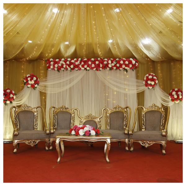 Amazon.com: Eyestar Wedding Stage Decorations Backdrop Party Drapes with  Swag Silk Fabric Curtain for Wedding/Birthday/Event (Royal Blue),20x10ft :  Home & Kitchen