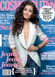 Kanishtha Dhankar on the cover of Cosmopolitan India - June 2012
