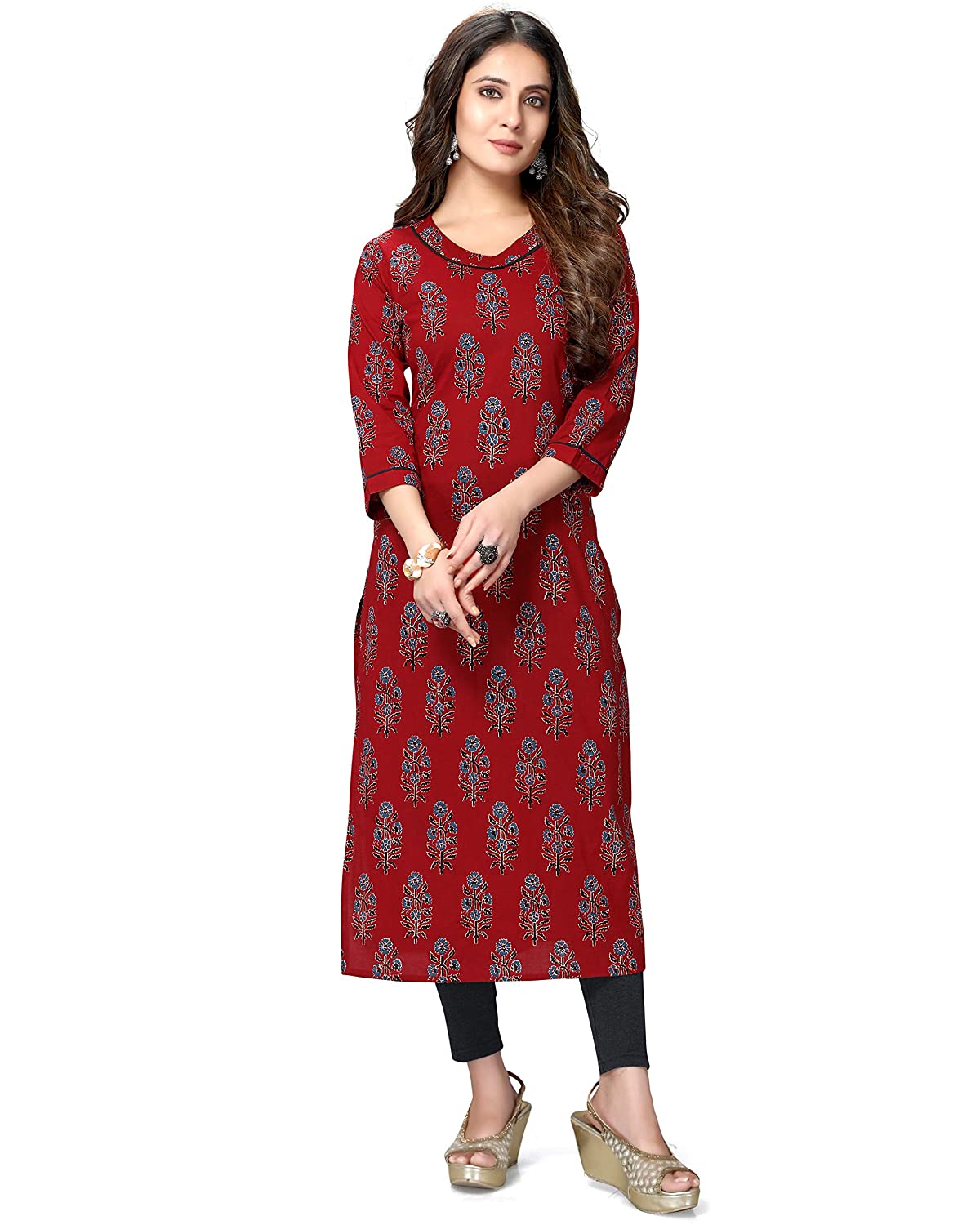 Buy JAPER KURTI Womens Cotton Casual Solid Brown Color Cigarette Trouser  Pants at Amazon.in