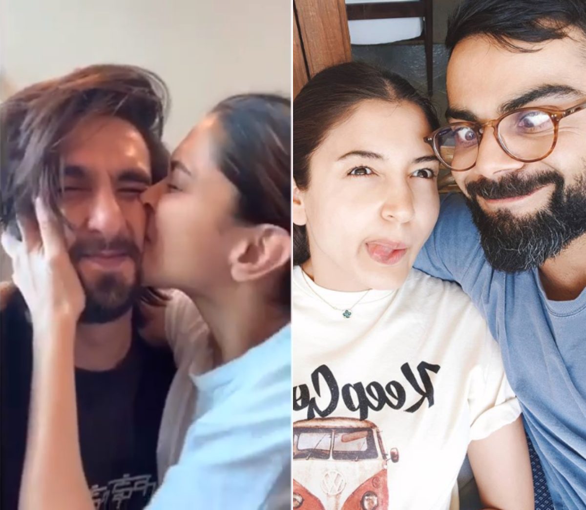 Deepika Padukone, Ranveer Singh or Anushka Sharma, Virat Kohli; Who is the mushier lockdown couple? COMMENT Deepika Padukone, Ranveer Singh or Anushka Sharma, Virat Kohli; Who is the mushier lockdown couple? COMMENT