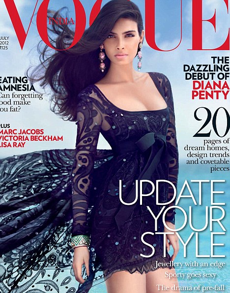 Diana Penty on the Cover of Vogue (July 2012)