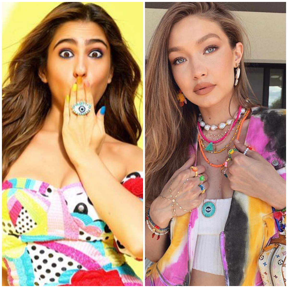 From Sara Ali Khan to Gigi Hadid: Celebs who are obsessed with evil eye jewellery