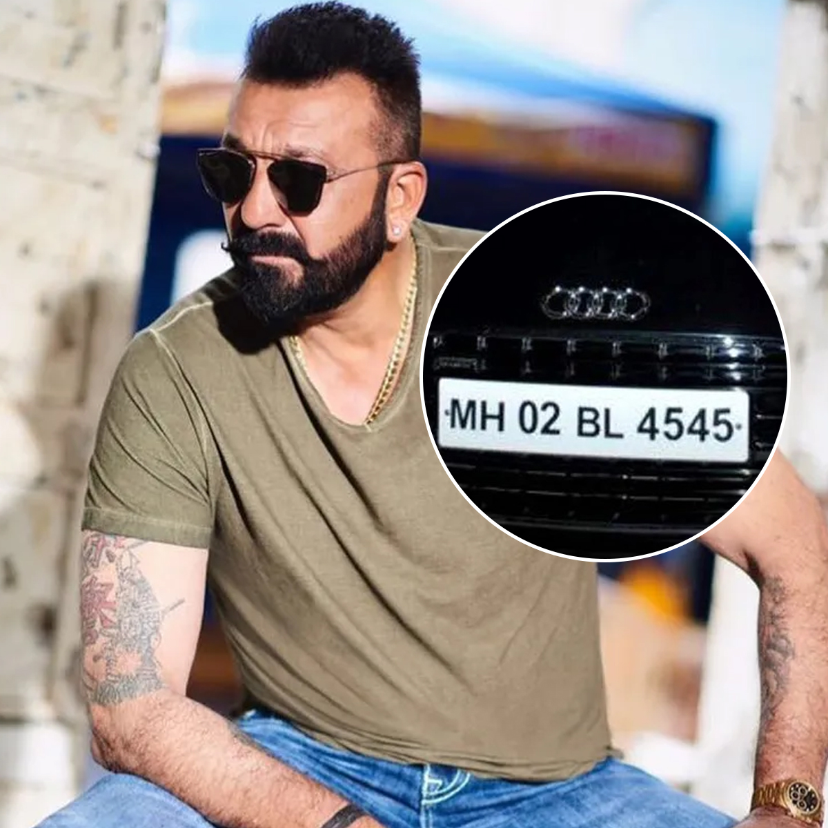 EXCLUSIVE: Sanjay Dutt changes his car plate number from 4545 to 2999; Here's why