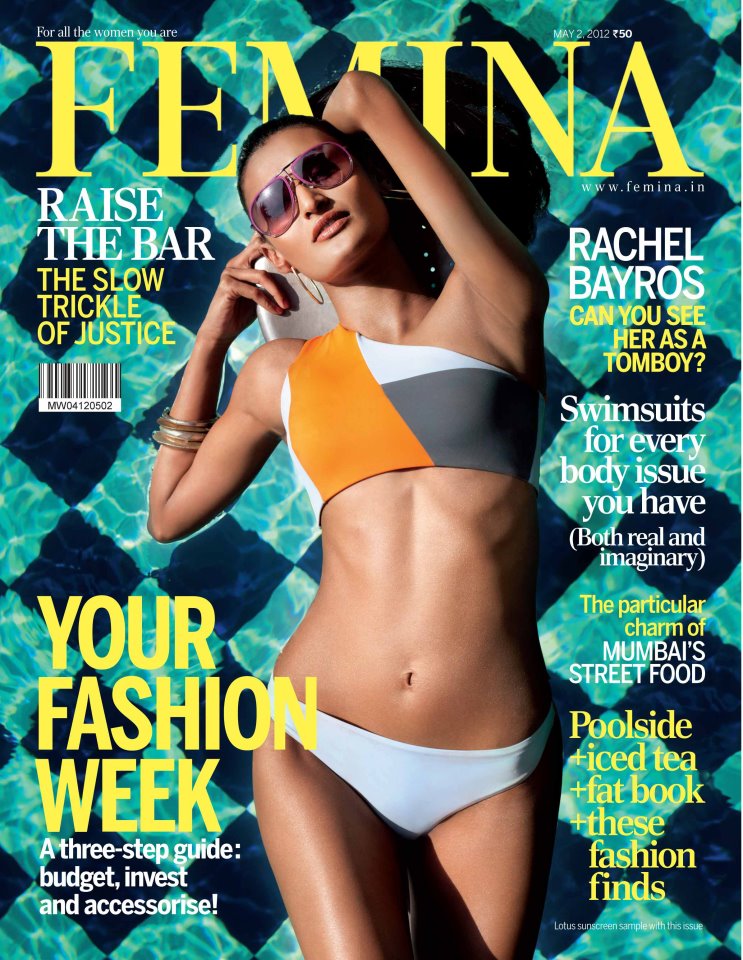 Rachel Bayros for Femina Fashion issue (May 2012)