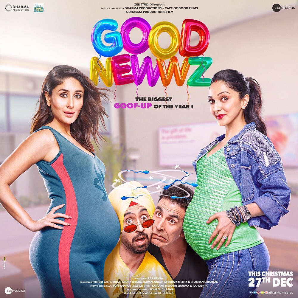 Good Newwz Review: Akshay Kumar, Kareena Kapoor, Diljit & Kiara end the year with a rib tickling comedy