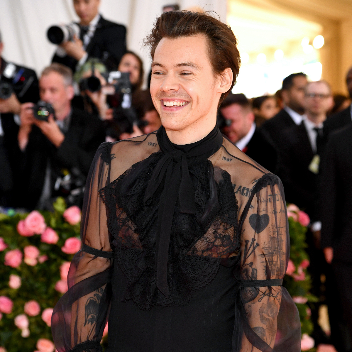 Harry Styles' charming smile