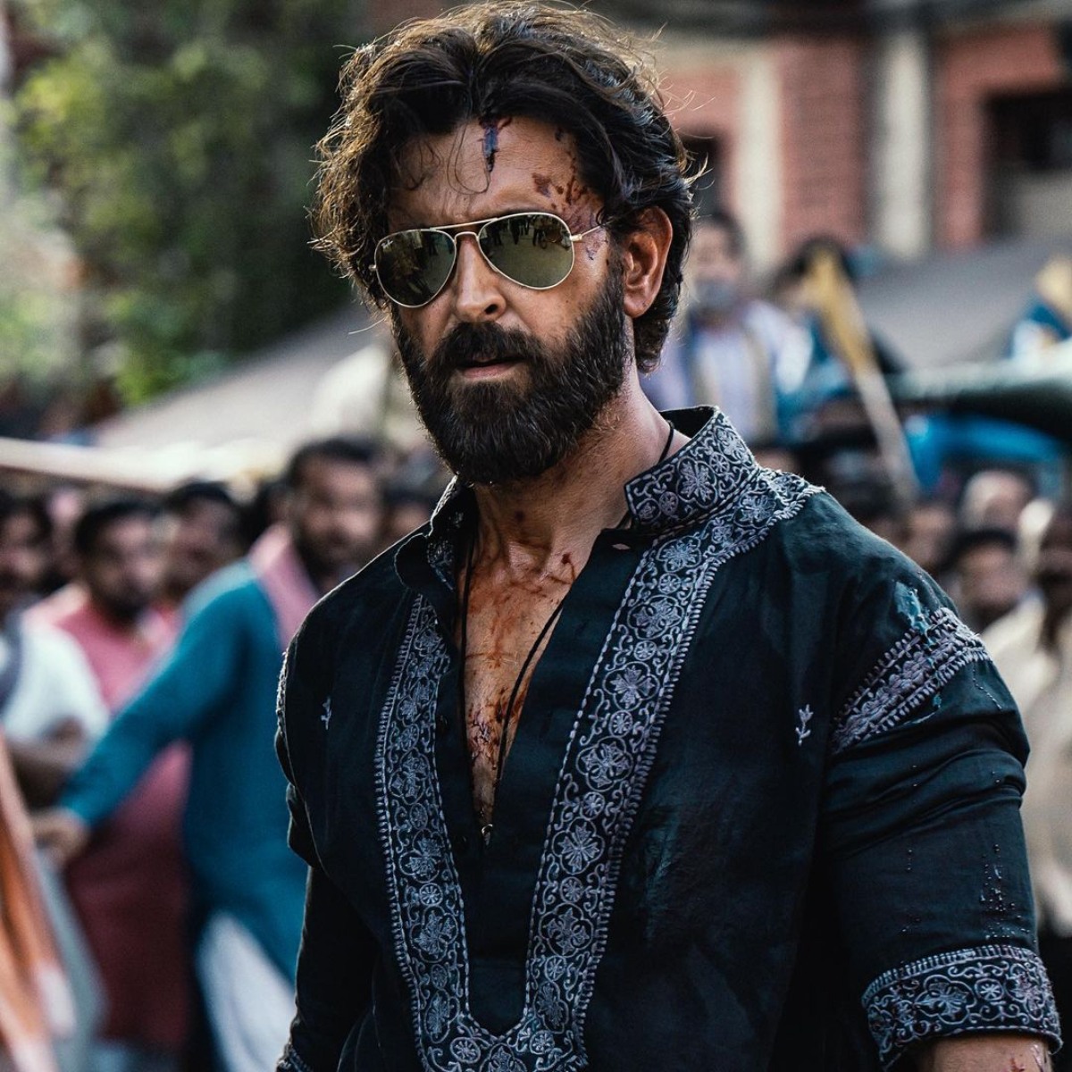 Vikram Vedha FIRST LOOK out: Hrithik Roshan looks intense in beard & moustache as ‘Vedha’ (Pic credit - Hrithik Roshan/Instagram) Vikram Vedha FIRST LOOK out: Hrithik Roshan looks intense in beard & moustache as ‘Vedha’
