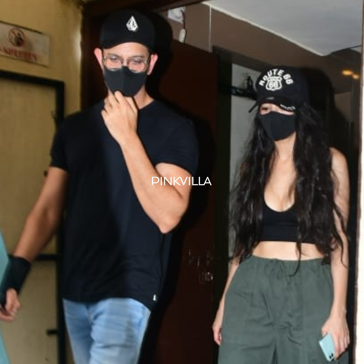 Hrithik Roshan and GF Saba Azad get spotted in the city as they watch Vikram Vedha trailer together; PHOTOS