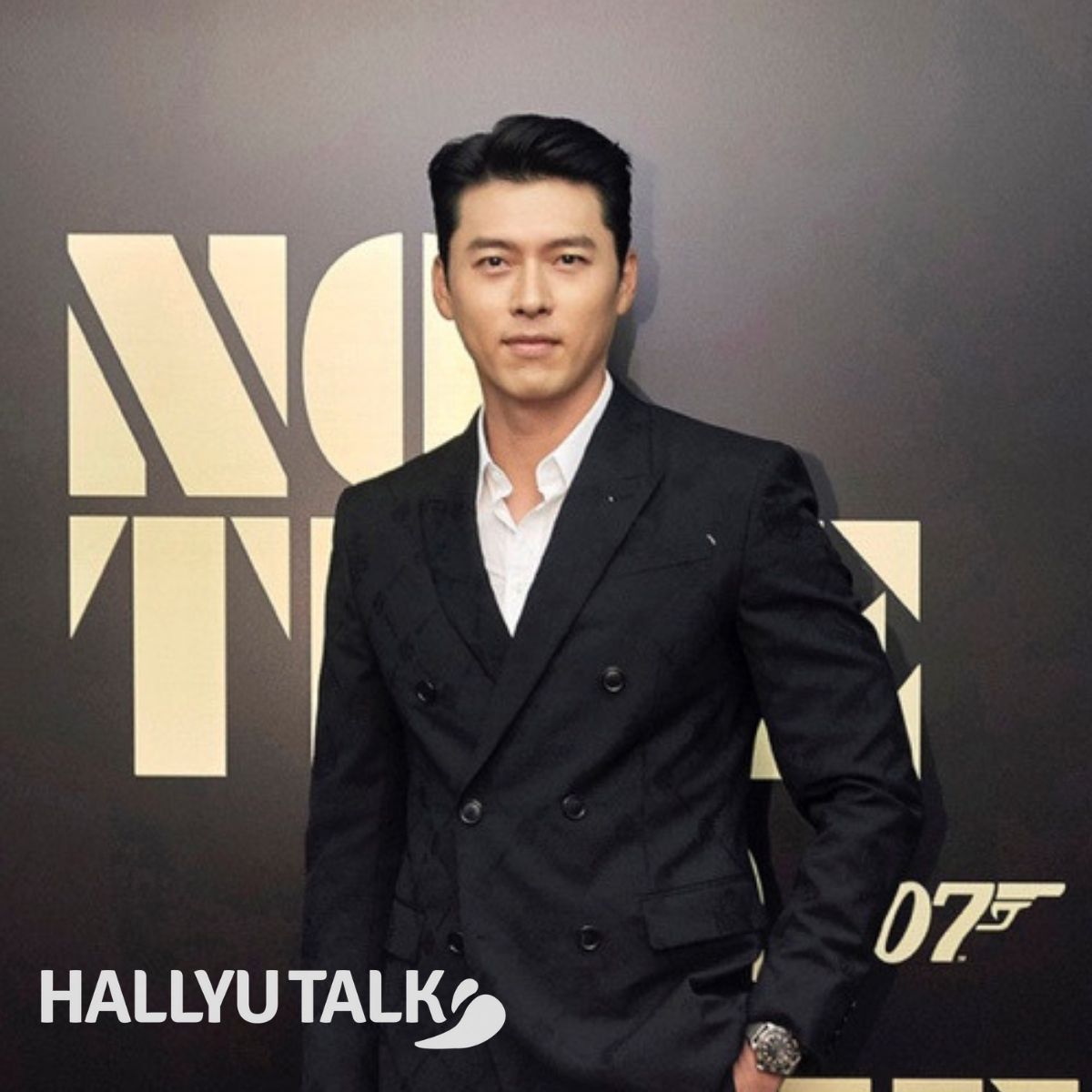 Hyun Bin at an event : courtesy of News1 Hyun Bin at an event