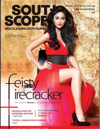  Ileana on the cover of Southscope Jan 2012