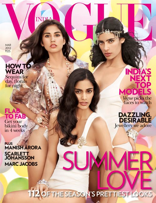 Vogue India cover for March 2012
