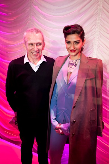 Sonam Kapoor at Jean-Paul Gaultier Haute Couture S/S 2012