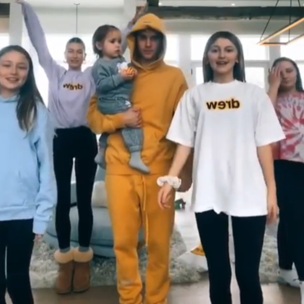 Justin Bieber carries his baby sister Bay and dances to Drake's 'Toosie Slide' amidst the lockdown