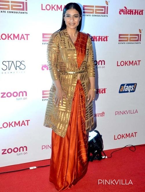 The saree with jacket look for the red carpet