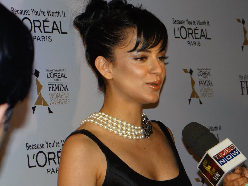 Kangana Ranaut & Ekta Kapoor at Loreal Paris Femina Awards 2012