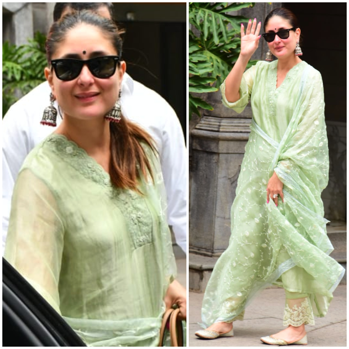 Kareena Kapoor Khan in a Begum Pret kurta suit is a gorgeous green desi girl;  Yay or Nay? | PINKVILLA