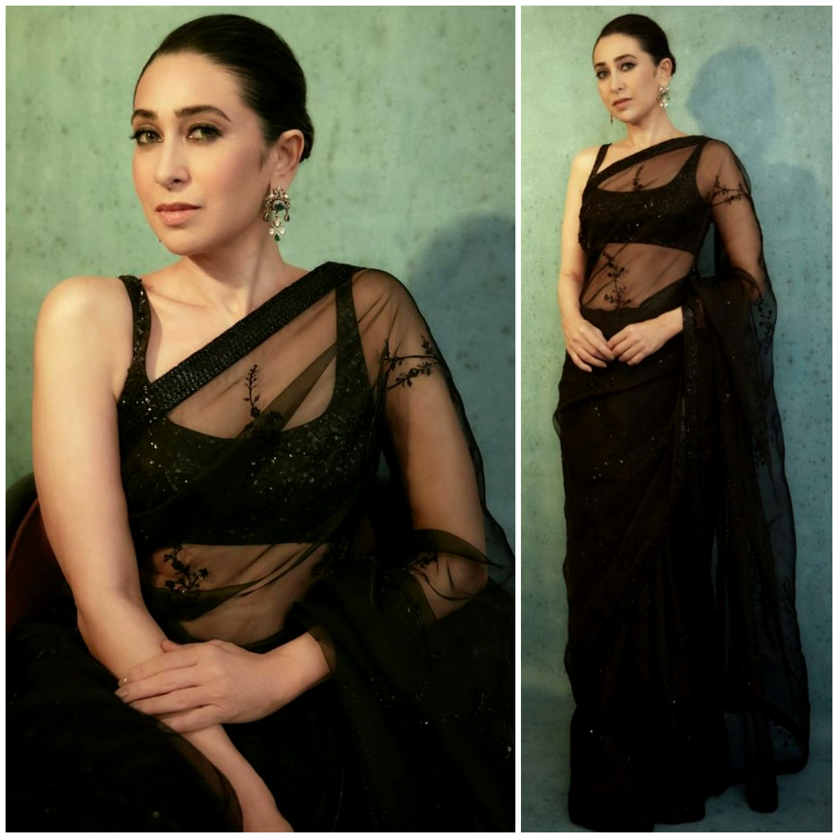 Rani Mukerji stuns in black Sabyasachi saree paired with Chanel pearls for  IFFM 2023 Awards night 2023 : Bollywood News - Bollywood Hungama