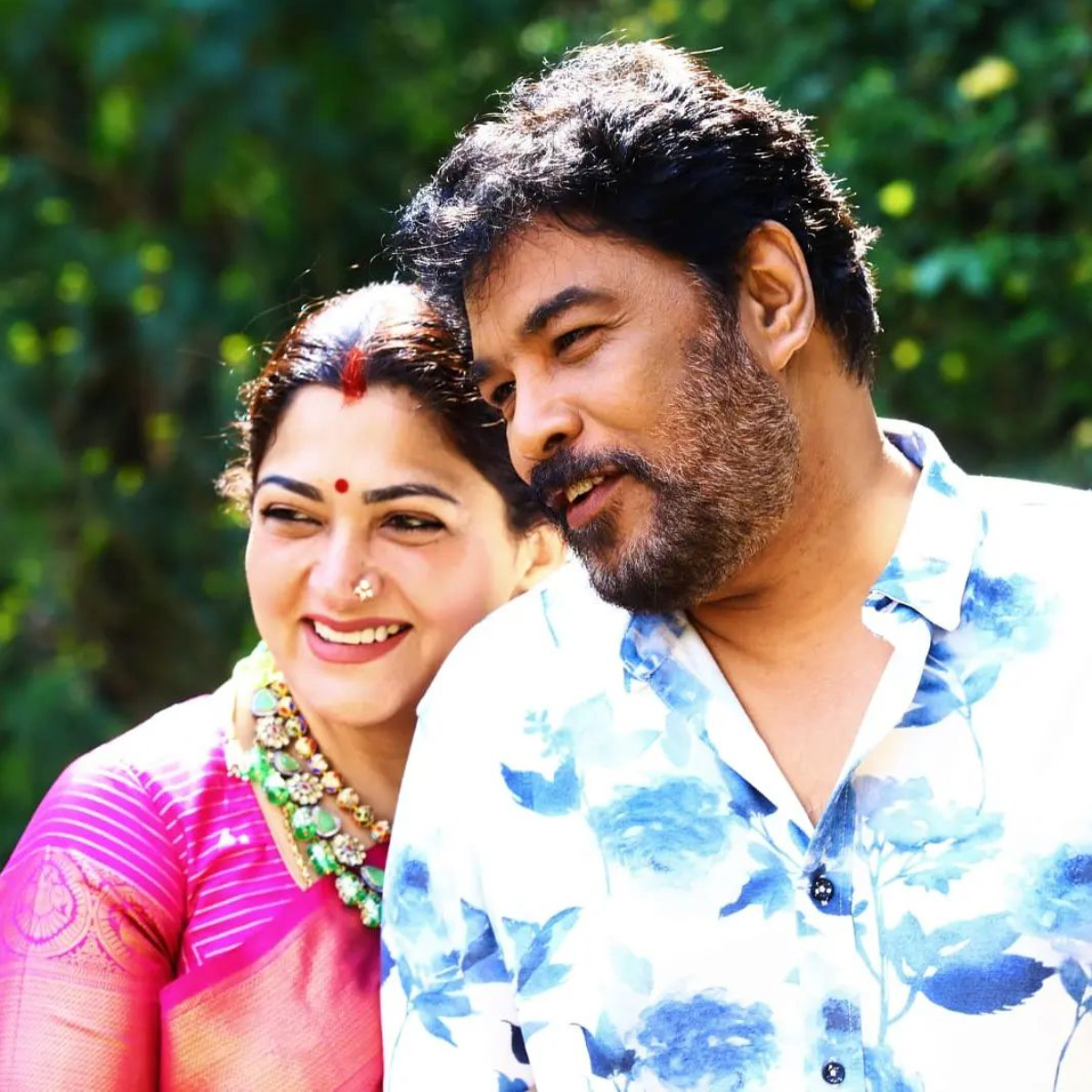 Admirable couple Khushbu Sundar and Sundar C