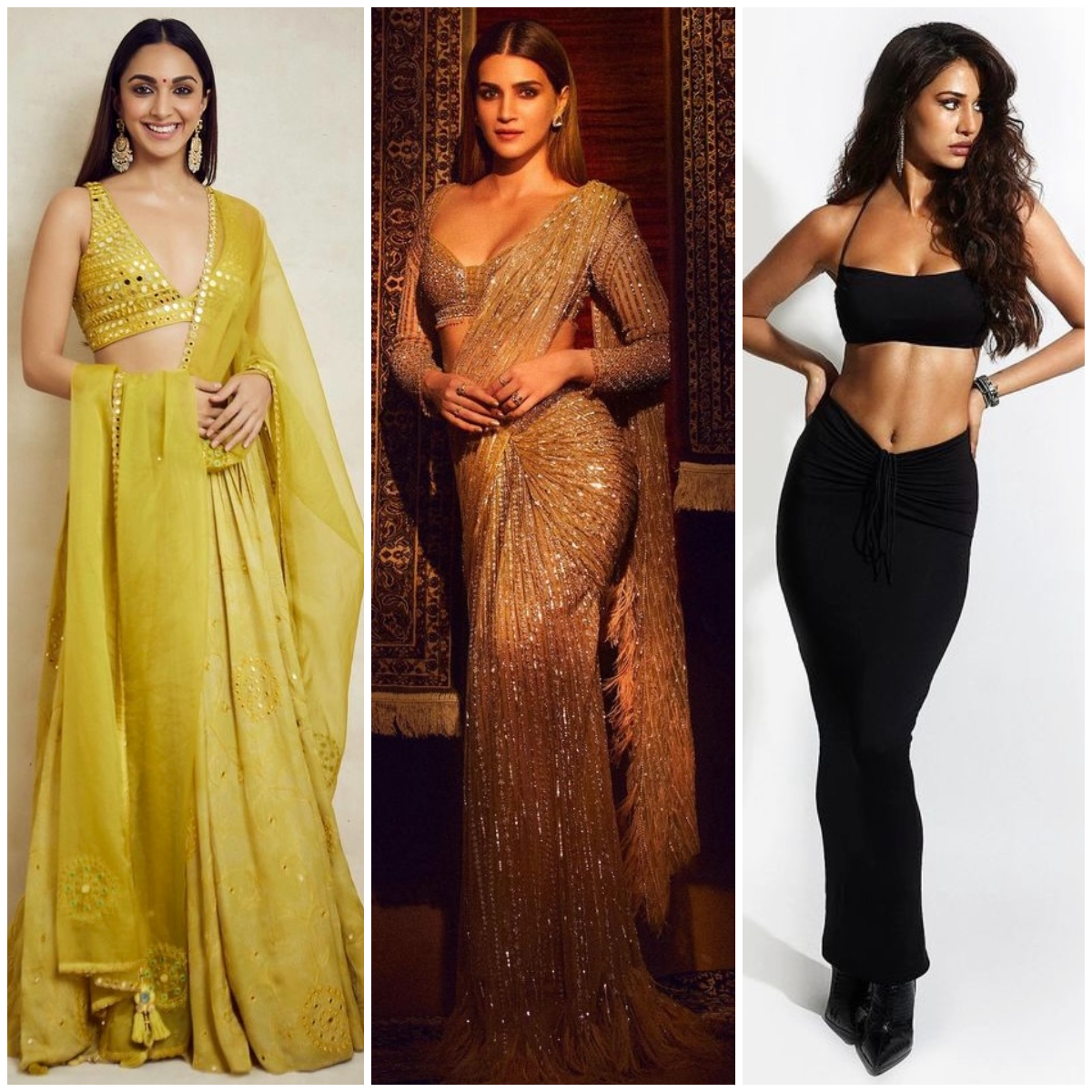 Kiara Advani, Kriti Sanon to Disha Patani: A roundup of the most GLAM celebrity looks from the week Kiara Advani, Kriti Sanon to Disha Patani: A roundup of the most GLAM celebrity looks from the week
