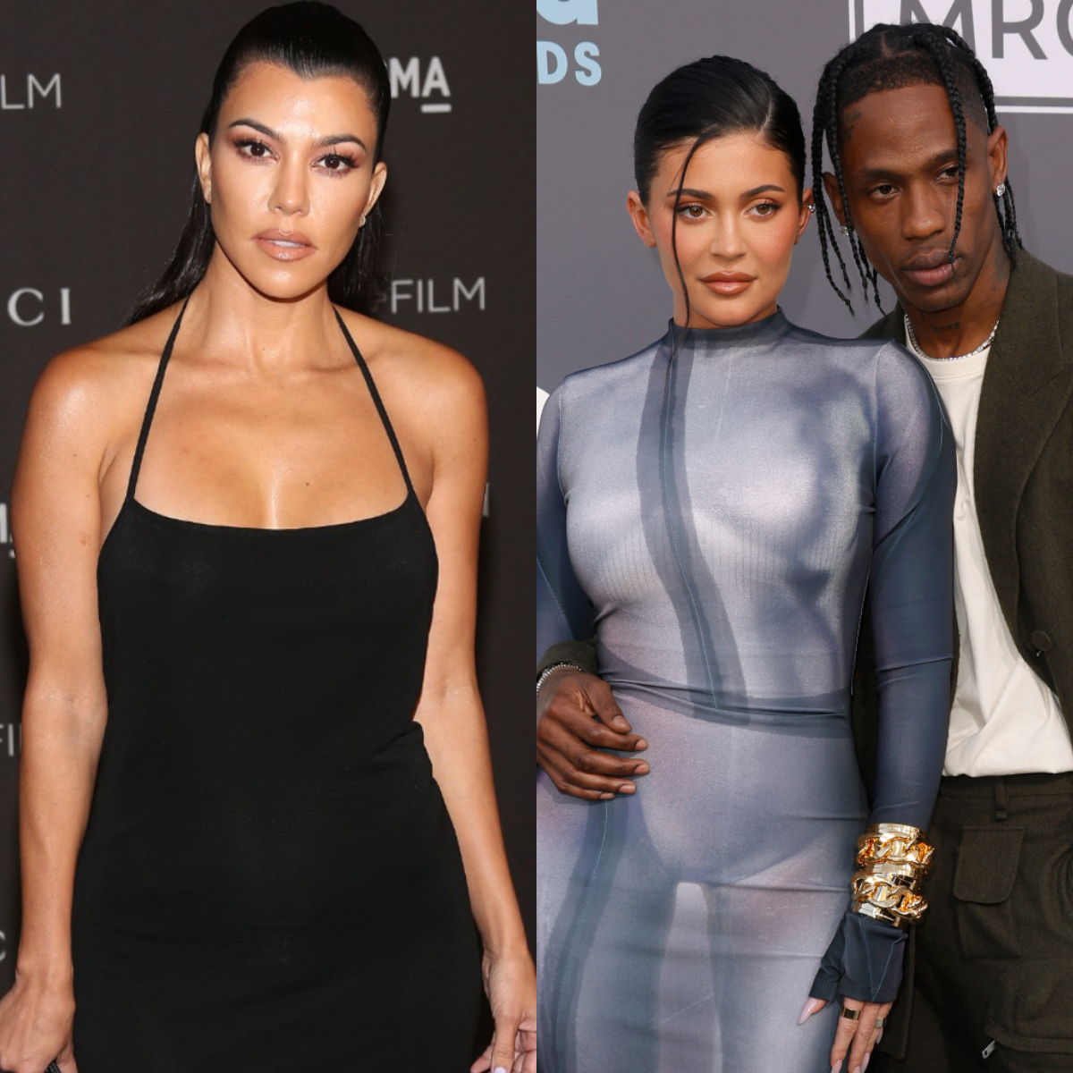 Kourtney Kardashian rubbishes rumours of Kylie Jenner's wedding. Kourtney Kardashian
