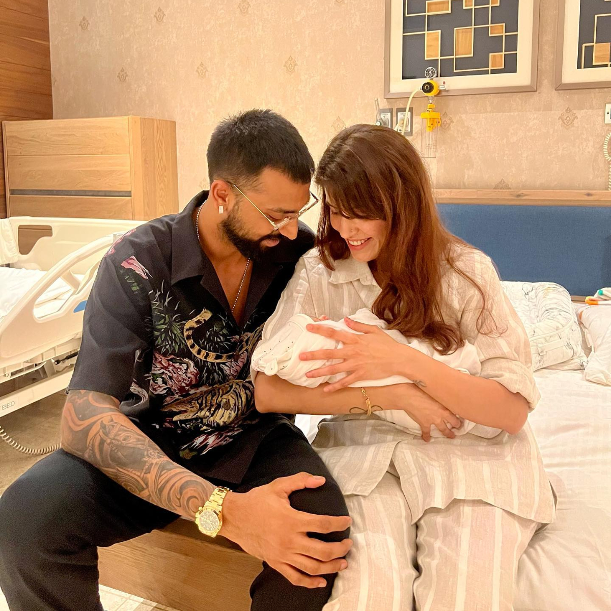 Krunal Pandya &amp; wife Pankhuri Sharma introduce their baby boy Kavir to the world, share first pics