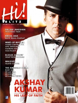 Akshay Kumar on the cover of Hi! Blitz (Oct 2012)