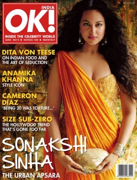Sonakshi Sinha on the cover of OK! India - June 2012