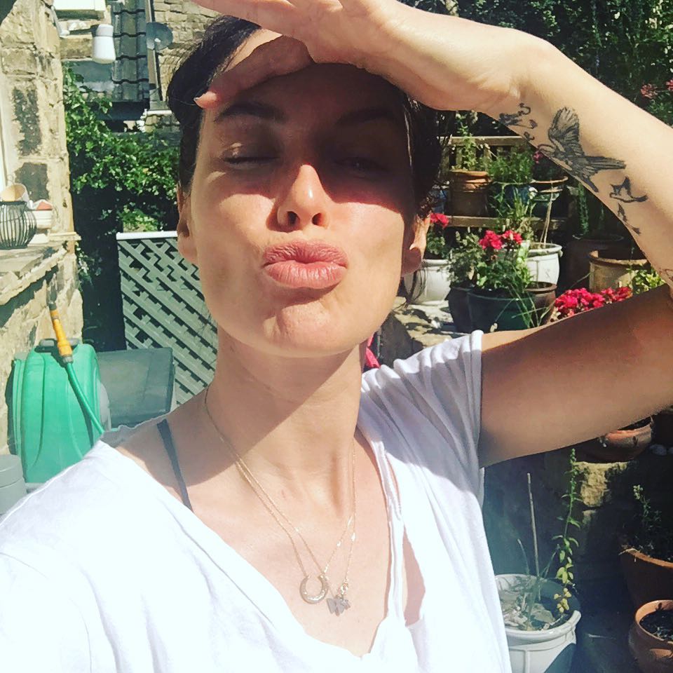Lena Headey's sunny selfie