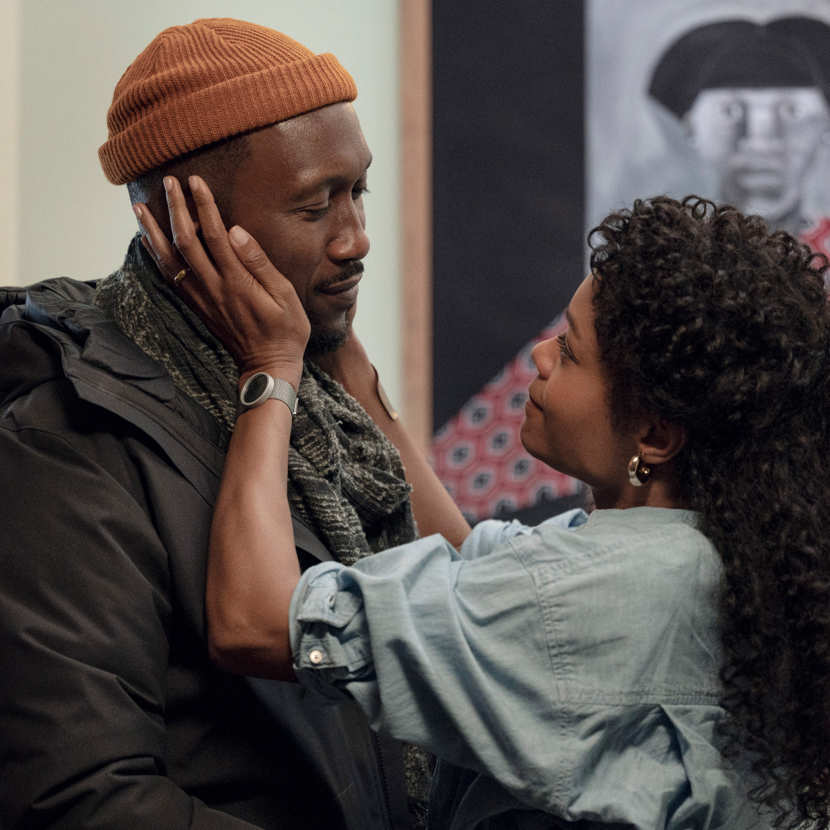 EXCLUSIVE: Mahershala Ali and Naomie Harris speak candidly on what Swan Song taught them about handling grief