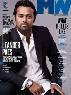 Leander Paes on the cover of MW magazine (March 2012)