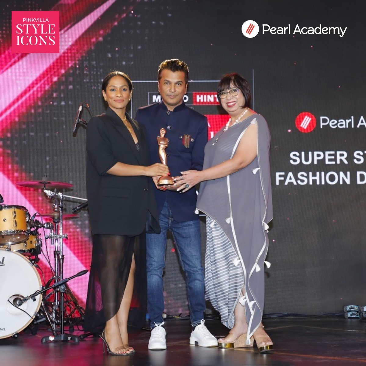 Pinkvilla Style Icons Awards: Masaba Gupta takes home Super Stylish Fashion Designer trophy