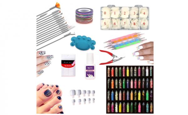 Nail Art Tools With 15 Brush Set - Royalkart - The Urban Store