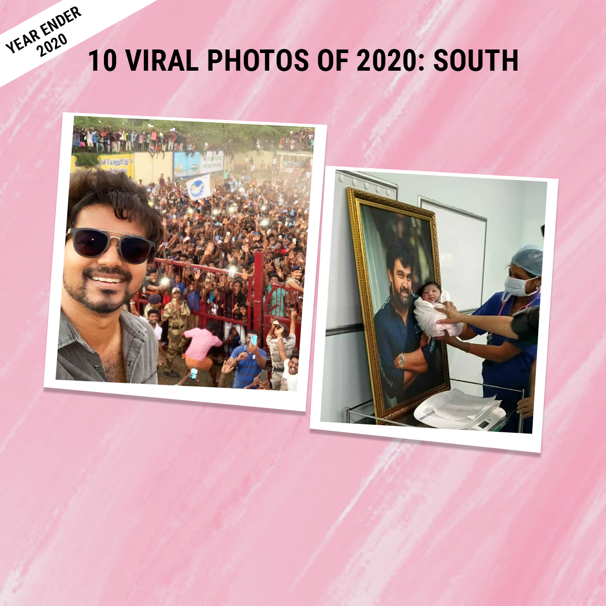 Thalapathy Vijay’s viral selfie to pic of Chiranjeevi Sarja’s son: Top 10 viral South photos of 2020