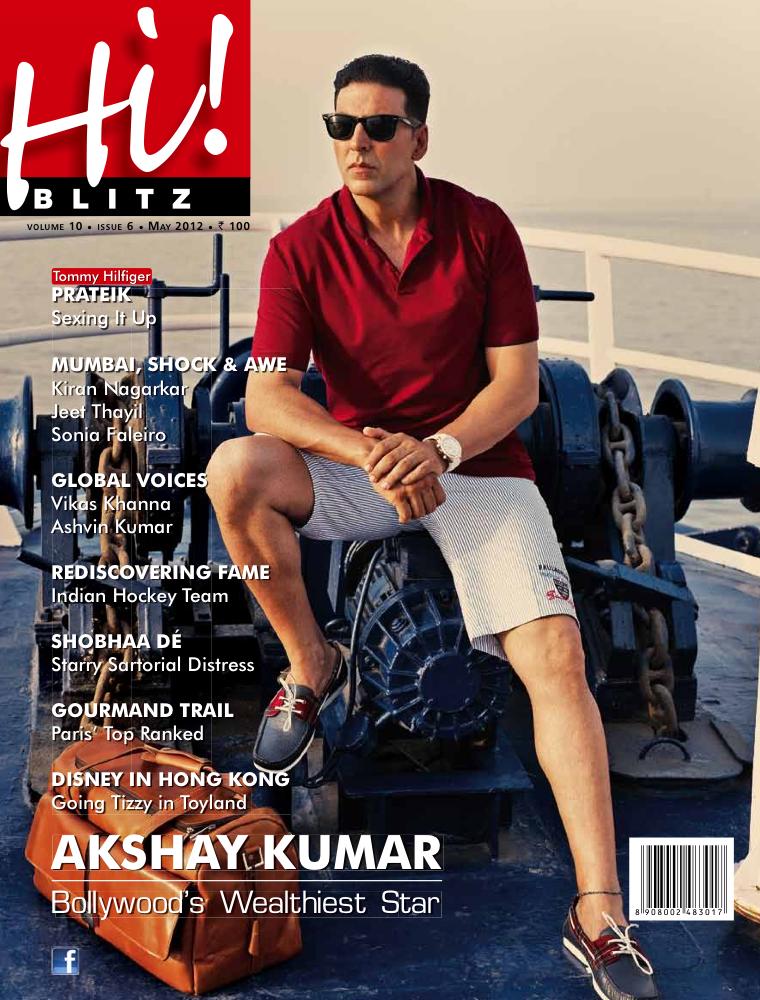 Akshay Kumar on the cover of Hi! Blitz – May 2012
