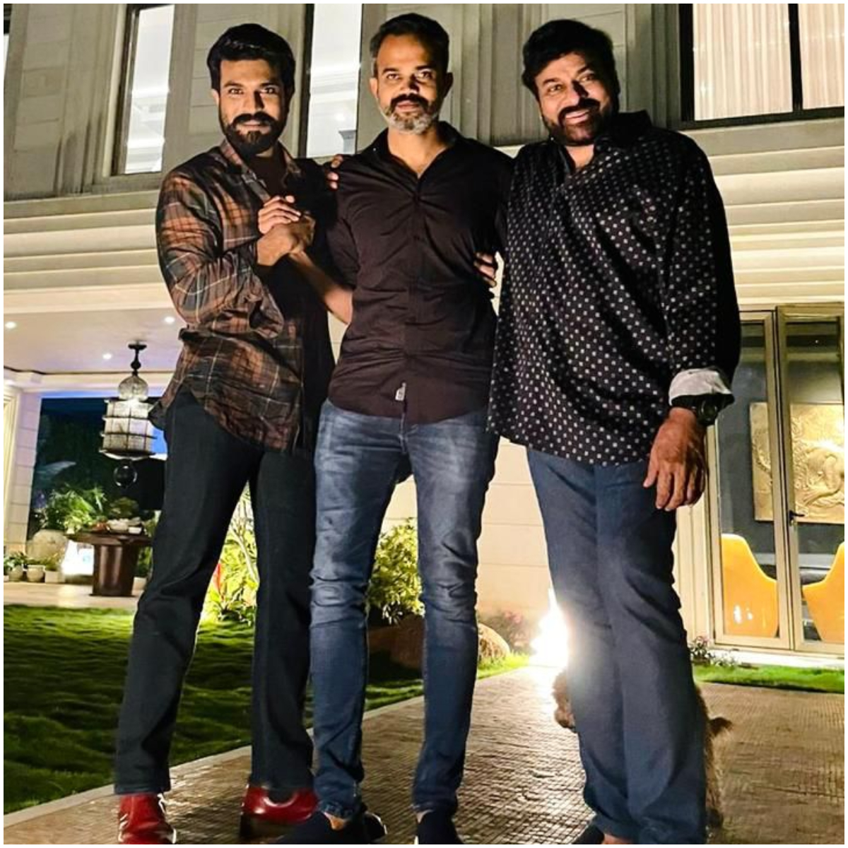 OFFICIAL: Ram Charan & Prashanth Neel team up for pan Indian film; Check out their epic PIC with Chiranjeevi Ram Charan & Prashanth Neel movie