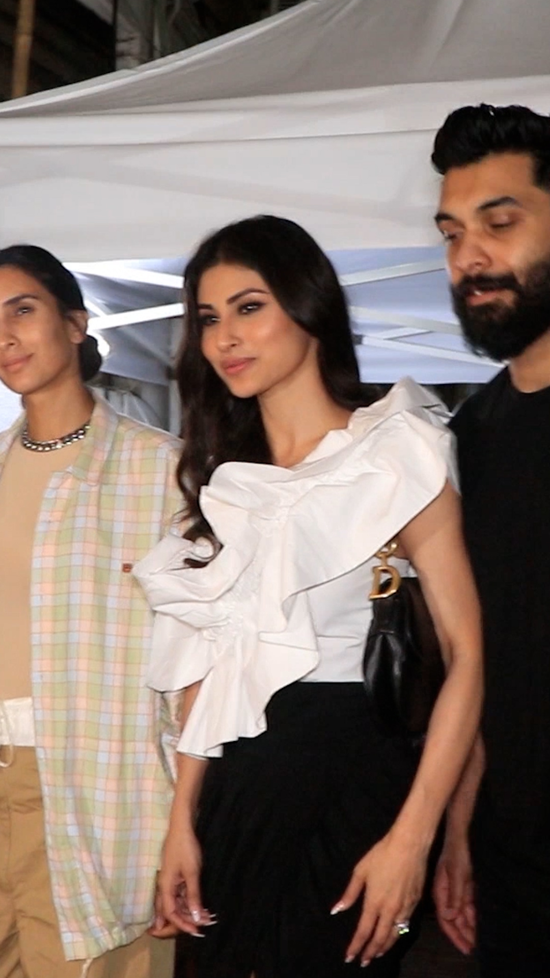 Mouni Roy and many more celebrities were spotted at a restaurant in Bandra today