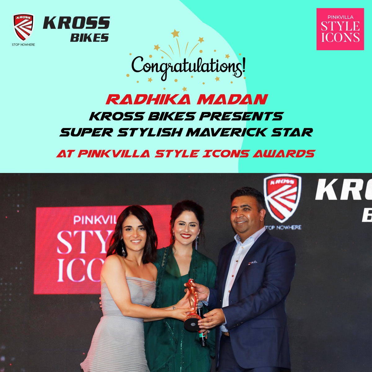 Pinkvilla Style Icons Awards: Radhika Madan wins Super Stylish Maverick Star