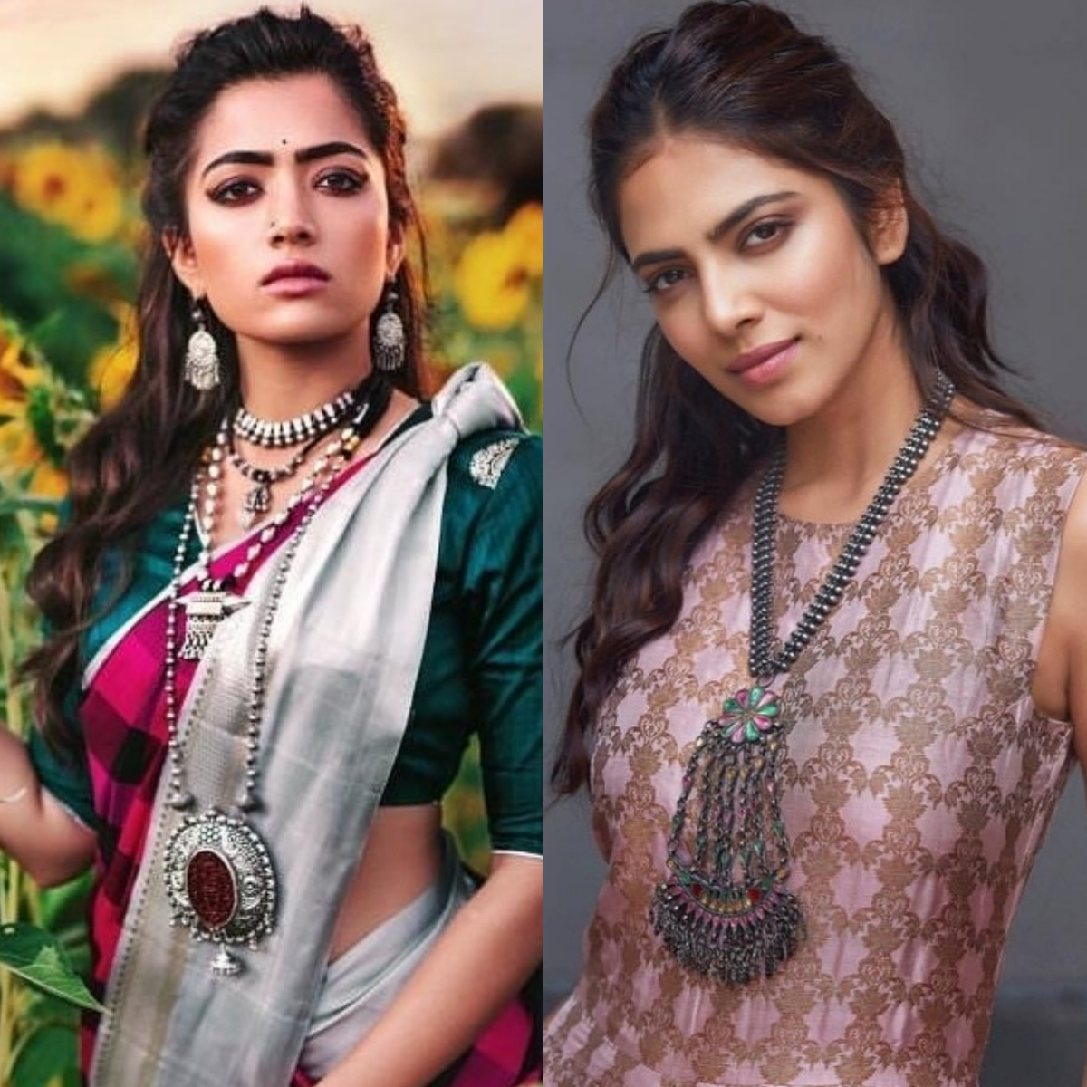 Rashmika Mandanna to Pooja Hegde: Take inspiration from these 10 South celebs to ace chunky jewellery