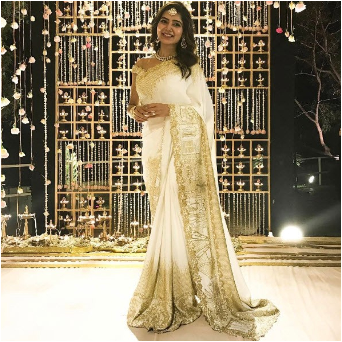 Samantha Akkineni at Ashritha Daggubati's wedding! – South India Fashion