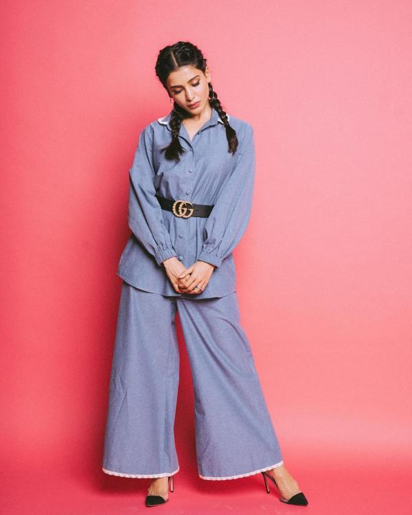 Samantha Akkineni's Oh Baby promotional wardrobe is the perfect mix of  retro and boho | PINKVILLA
