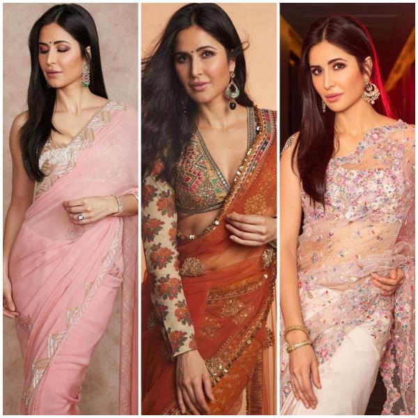Katrina Kaif in a Manish Malhotra saree shows a dazzling desi day is  officially here; Yay or Nay? | PINKVILLA