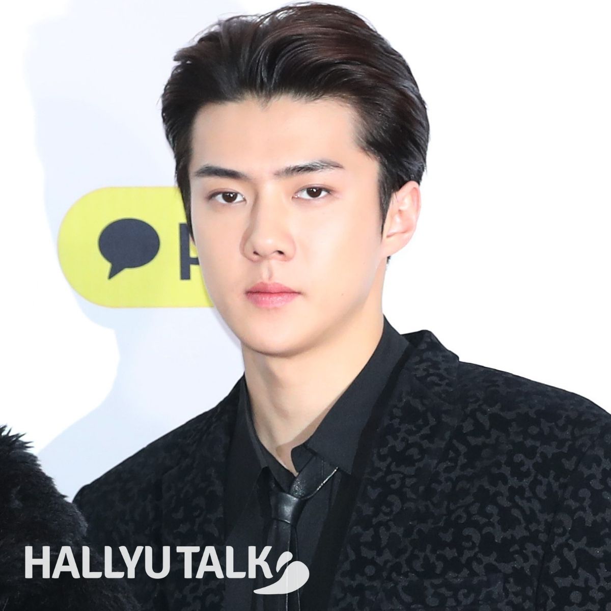 EXO's Sehun at an event : courtesy of News1 EXO's Sehun at an event
