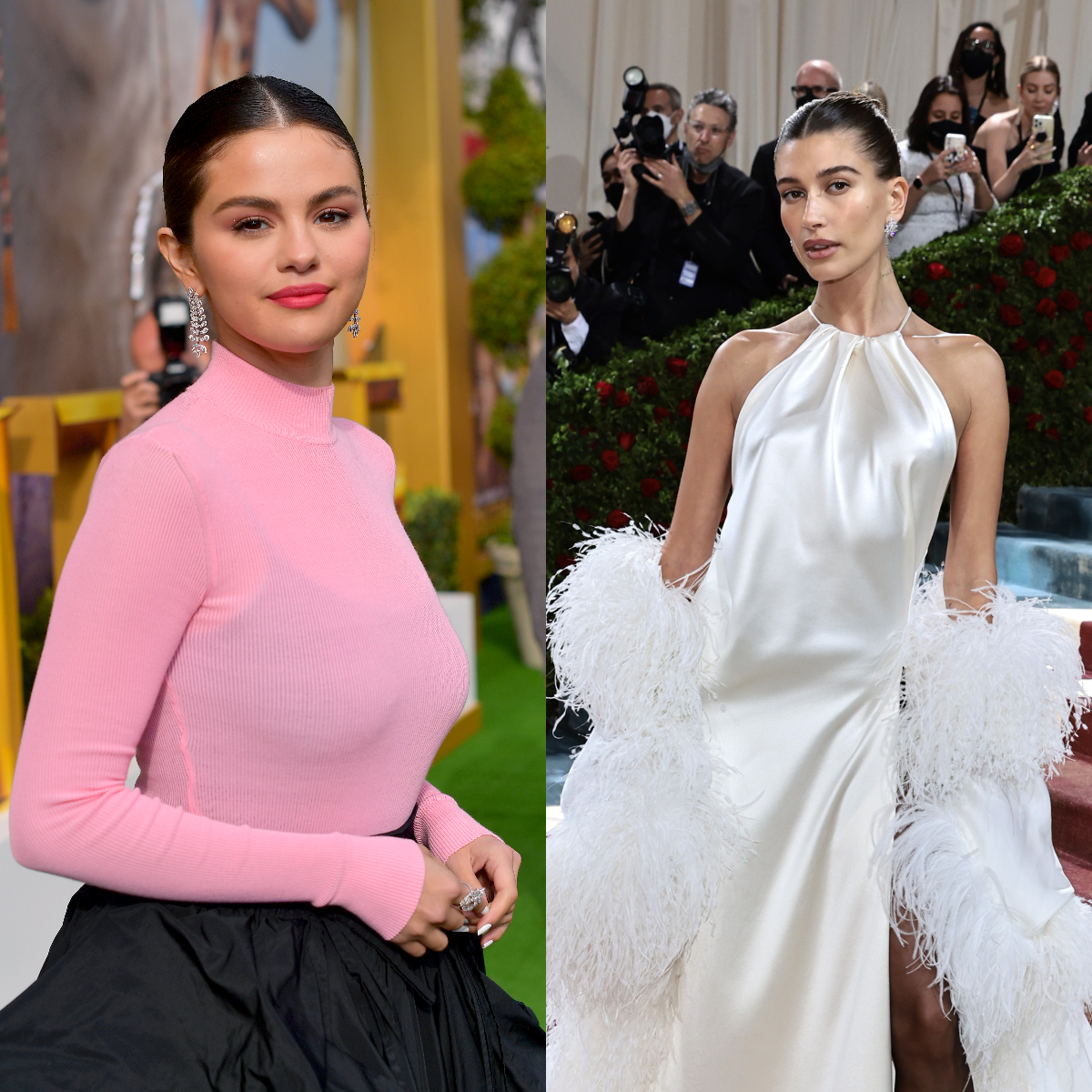 Internet sparks feud between Selena Gomez and Hailey Bieber. Selena Gomez Hailey Bieber