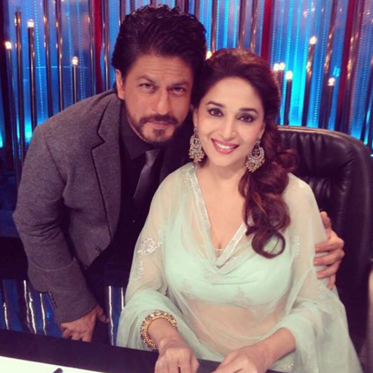 Shah Rukh Khan REVEALS Madhuri Dixit is the one person he has always looked upto; Dhak Dhak girl responds
